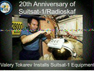 ISS SSTV Series 31 - 20th Anniversary of SuitSat-1/Radioskaf - received April 10, 2026 at 16:17 UTC